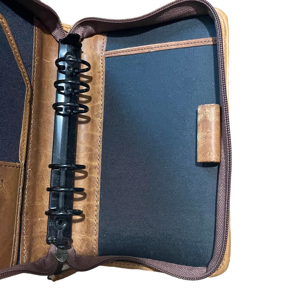 Brown Leather Binder - Picture 7 of 9